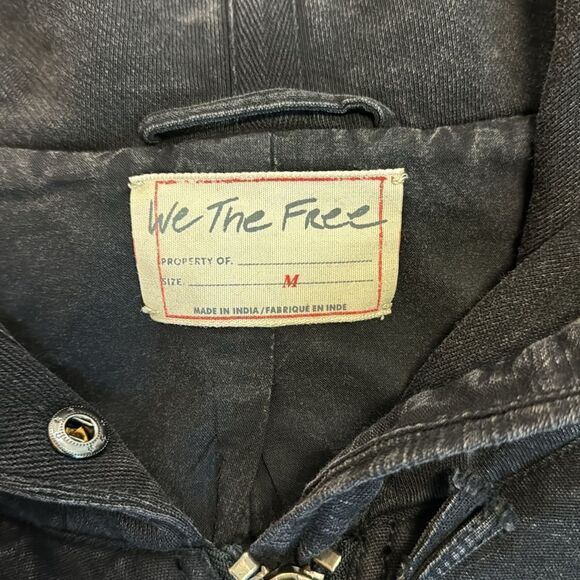 Free People We The Free Surplus Future Parka Black Utility Jacket Size M NWT - Picture 8 of 12